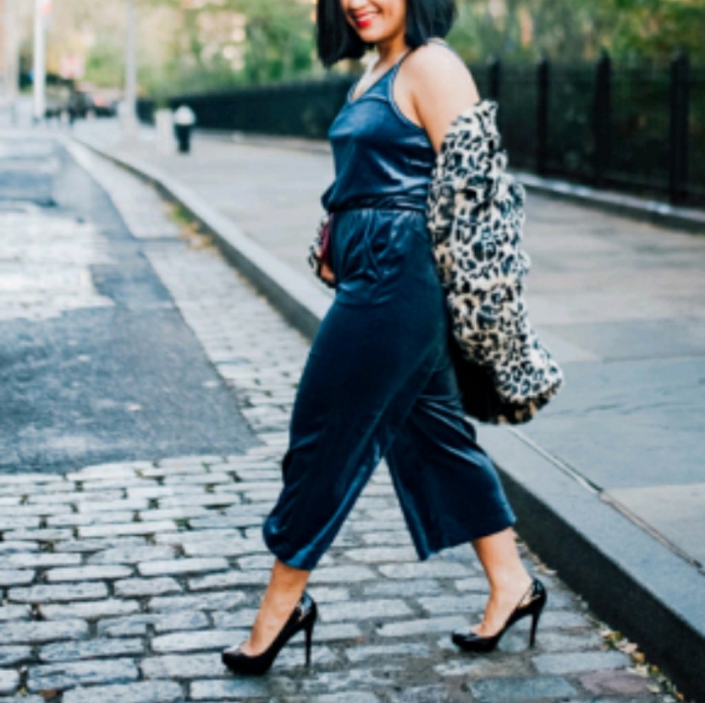 GORGEOUS Velvet Jumpsuit